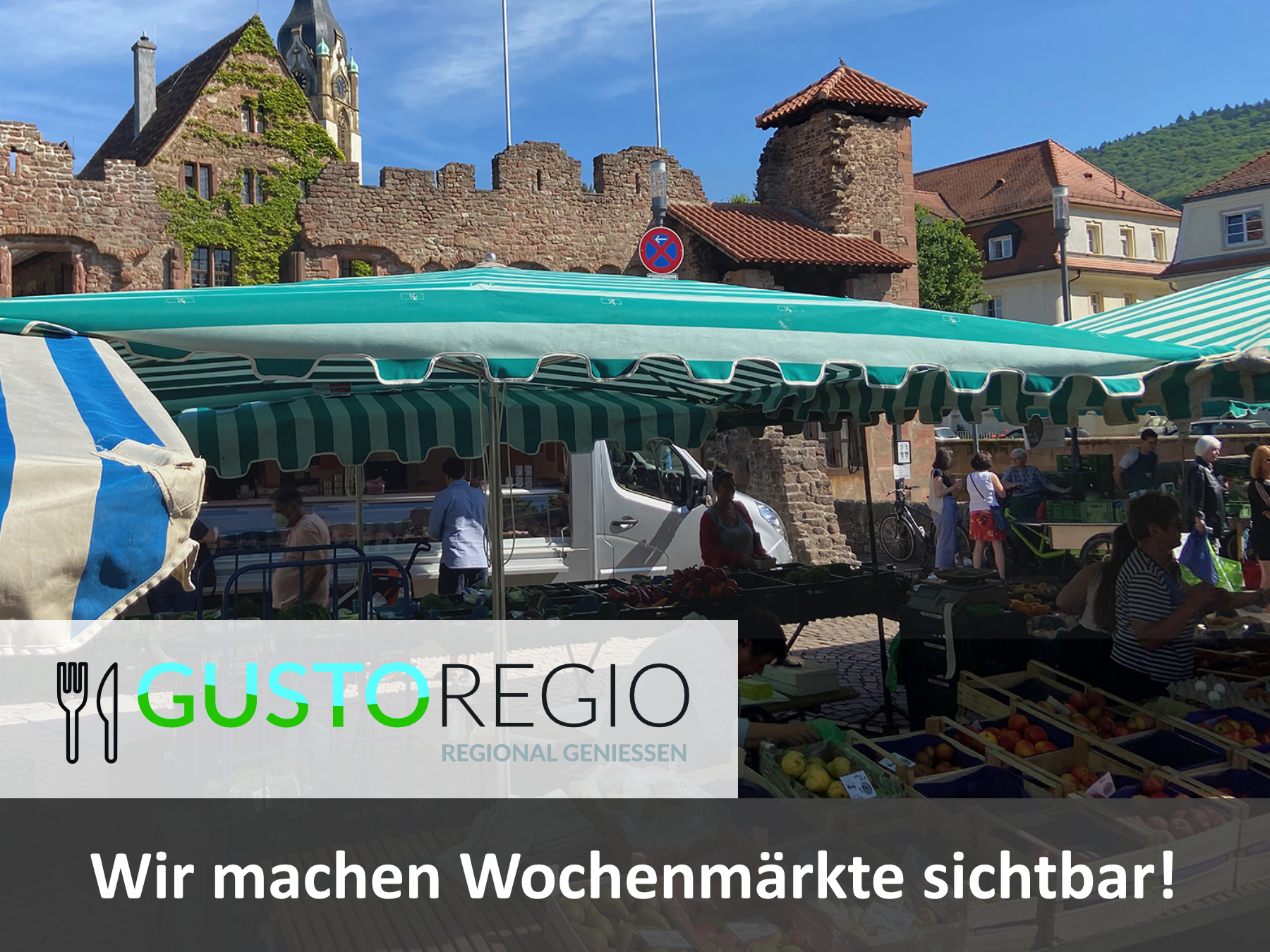 GustoRegio macht Wochenmärkte in Baden-Württemberg bekannter.